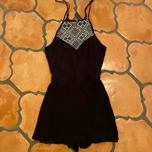 Cute Black Romper